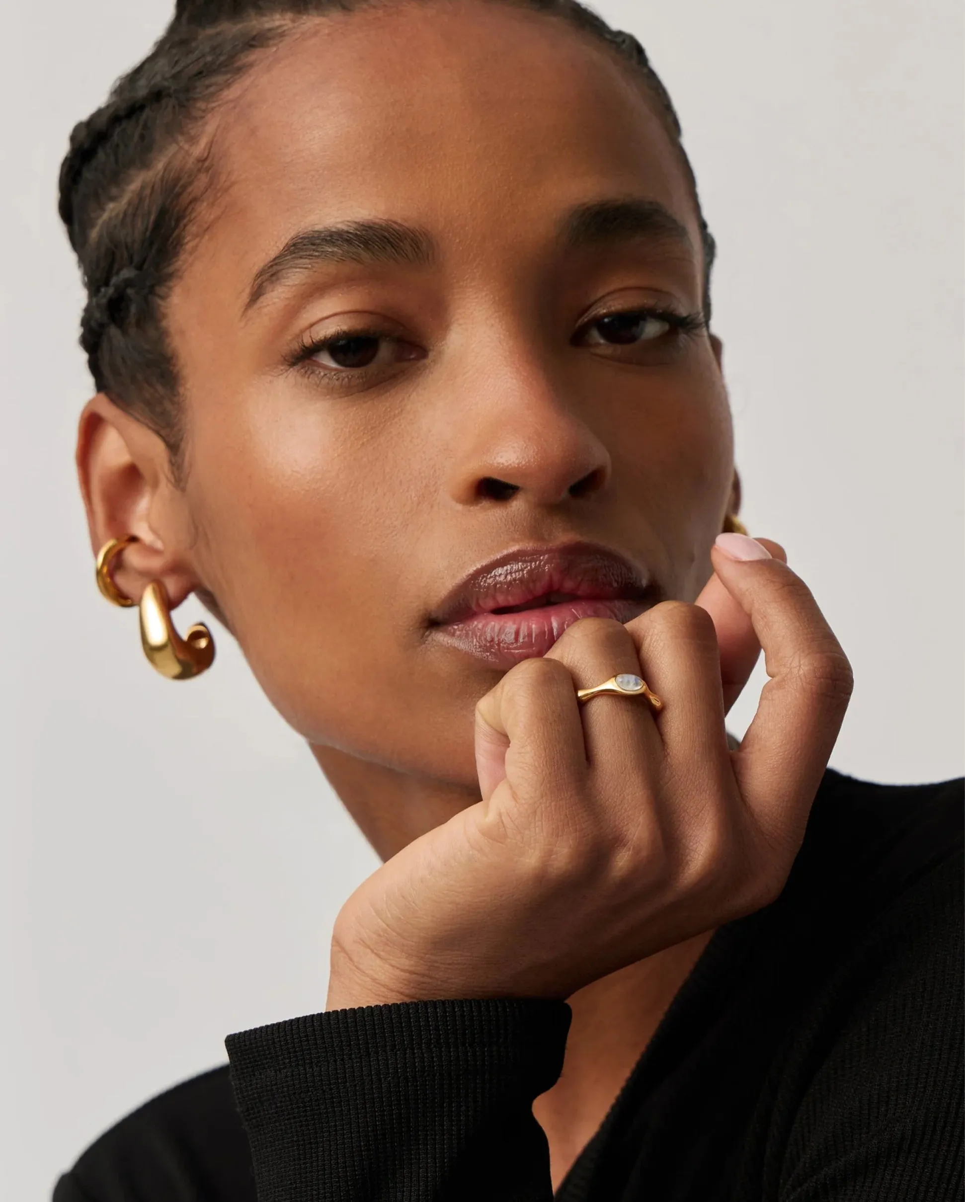 MAGMA GEMSTONE STACKING RING / GOLD