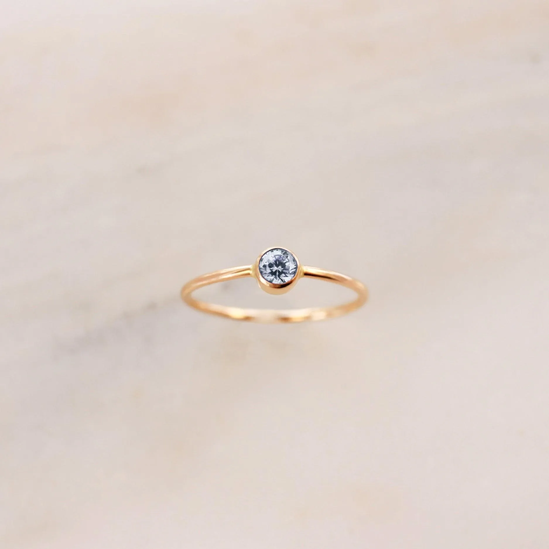 March Birthstone Ring ∙ Aquamarine