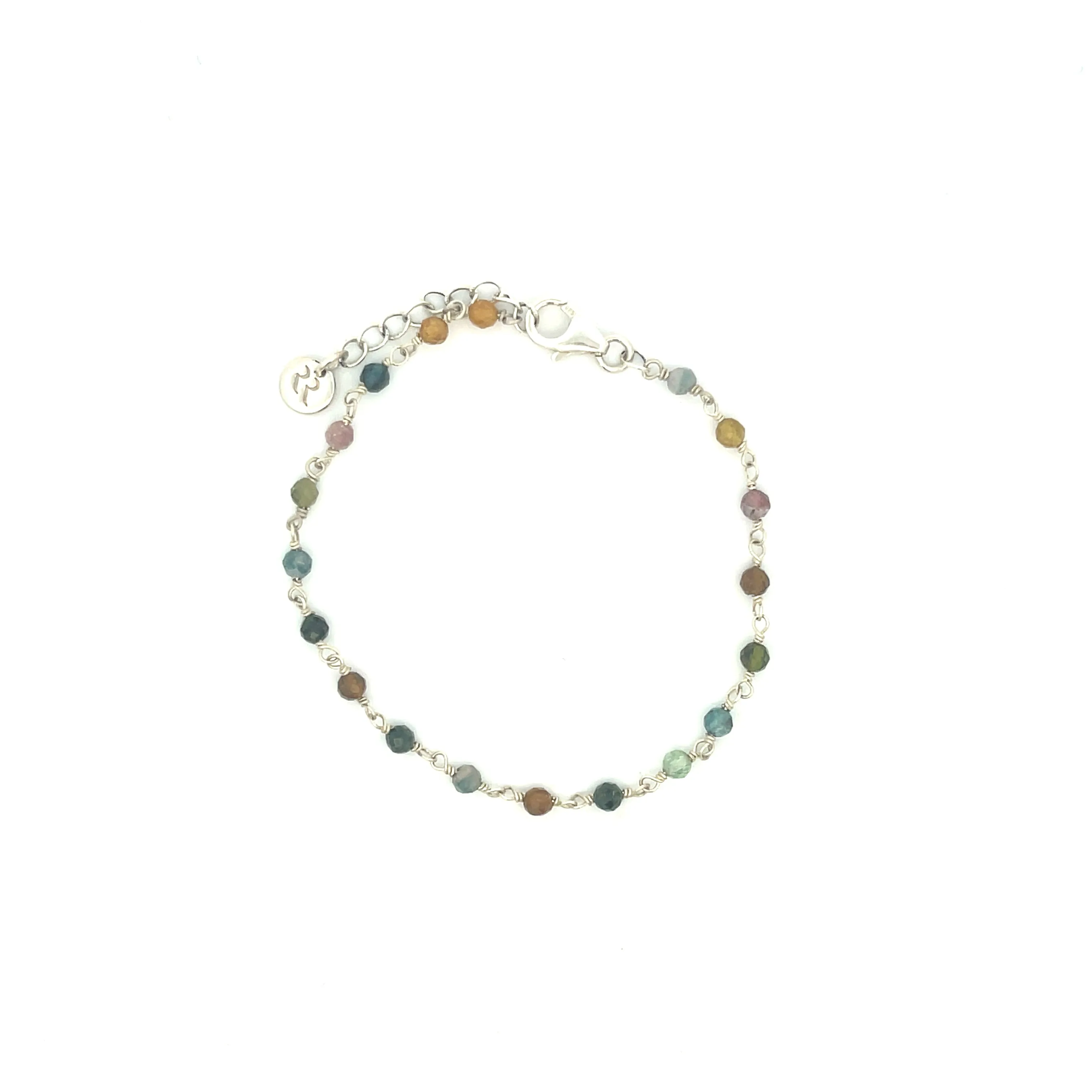 Maya Tourmaline Looping Wire Bracelet