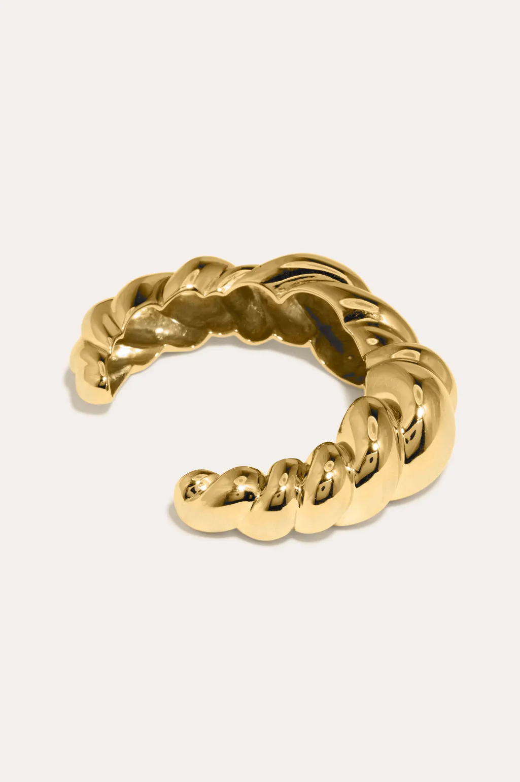 Meandering - Gold Plated Cuff