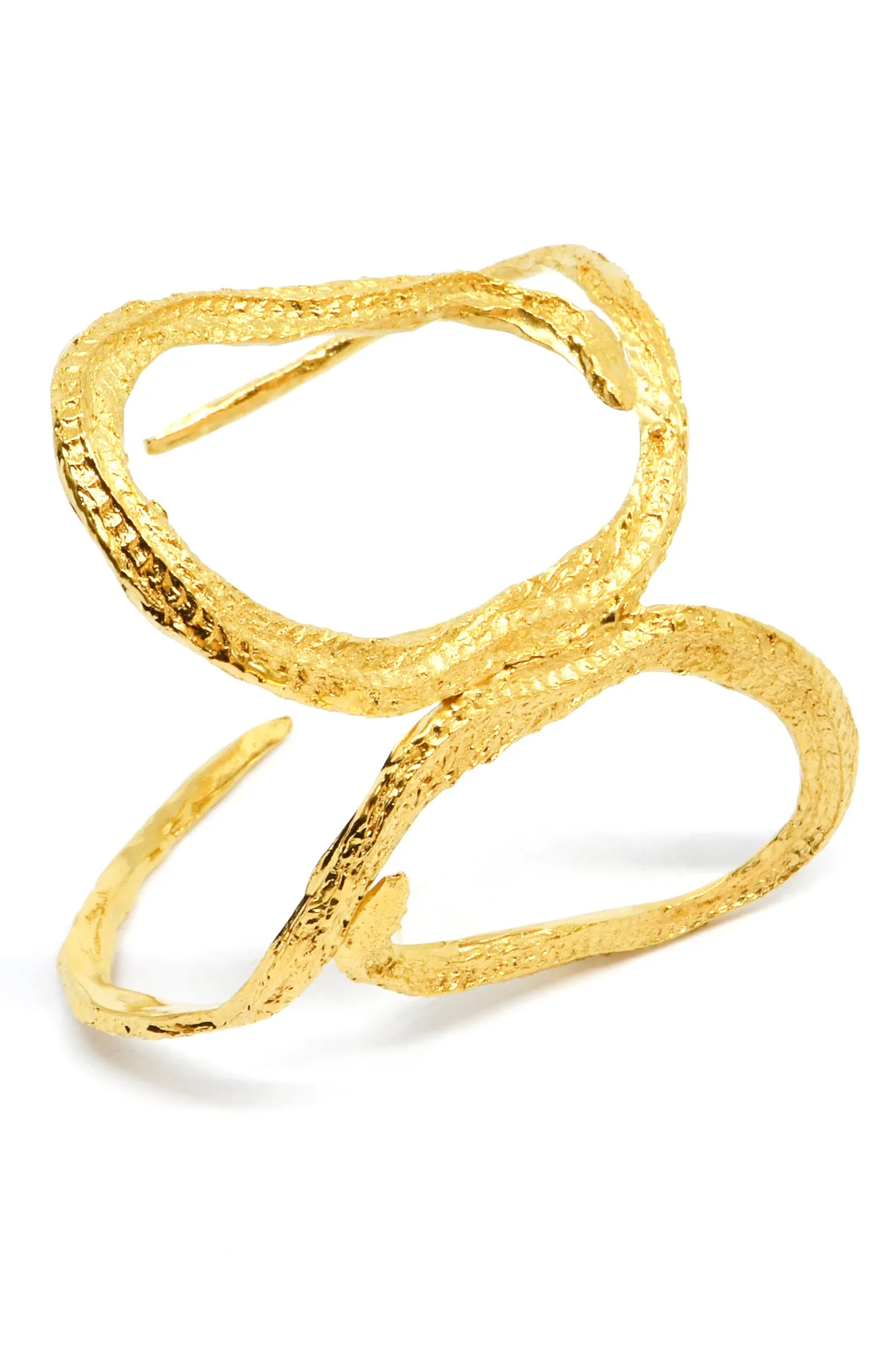 Medea Double Snake Cuff
