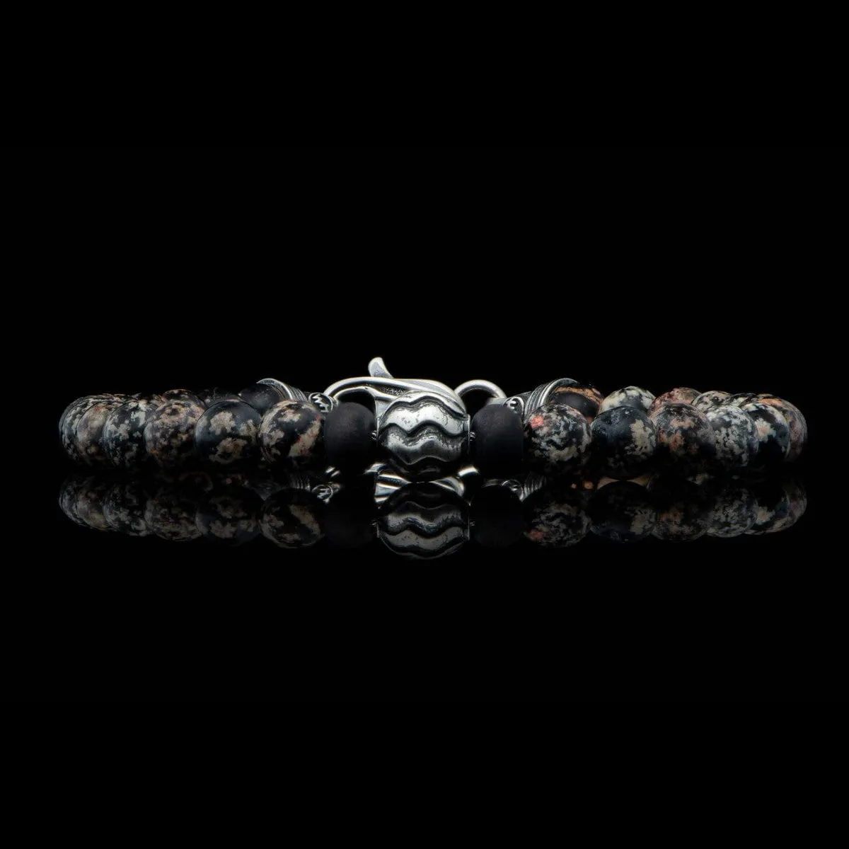 Men's Brookings Red Obisdian Bracelet - BB48 RSO