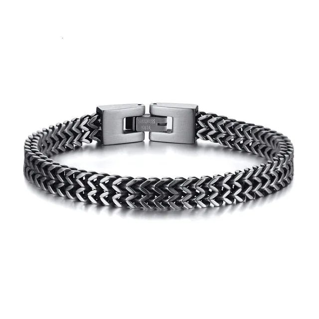 Mens Foxtail Chain Bracelet