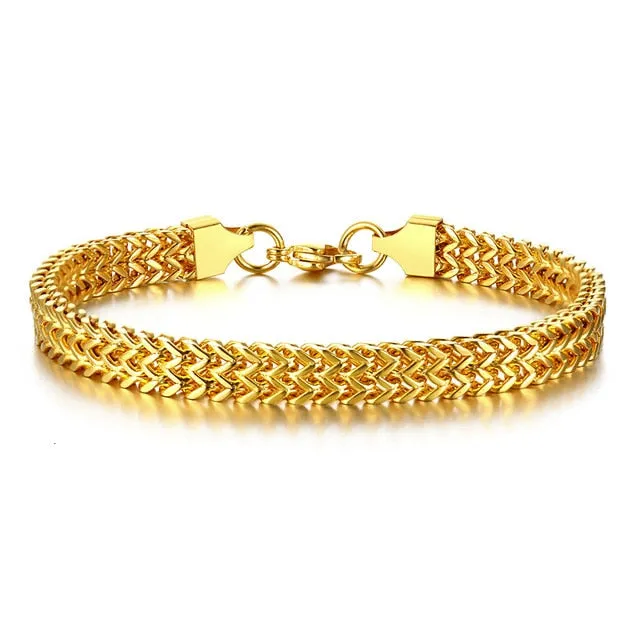 Mens Foxtail Chain Bracelet
