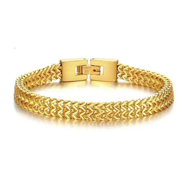 Mens Foxtail Chain Bracelet