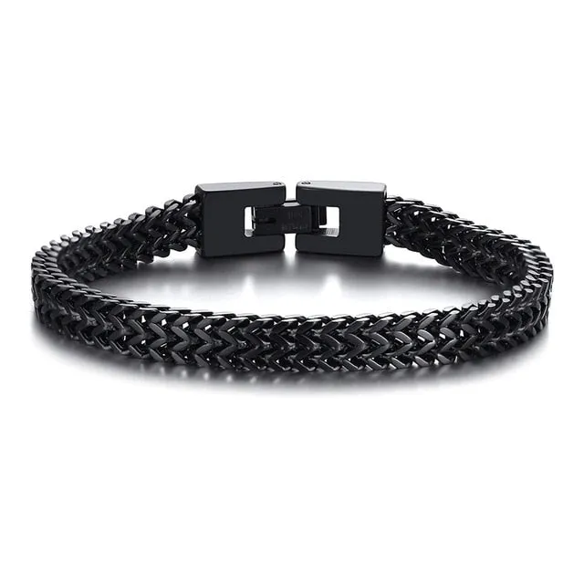 Mens Foxtail Chain Bracelet