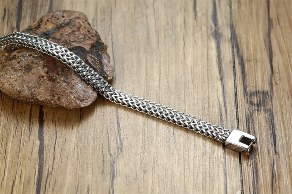 Mens Foxtail Chain Bracelet