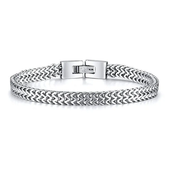 Mens Foxtail Chain Bracelet