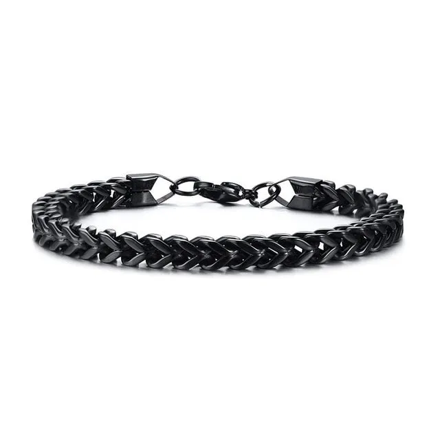 Mens Foxtail Chain Bracelet