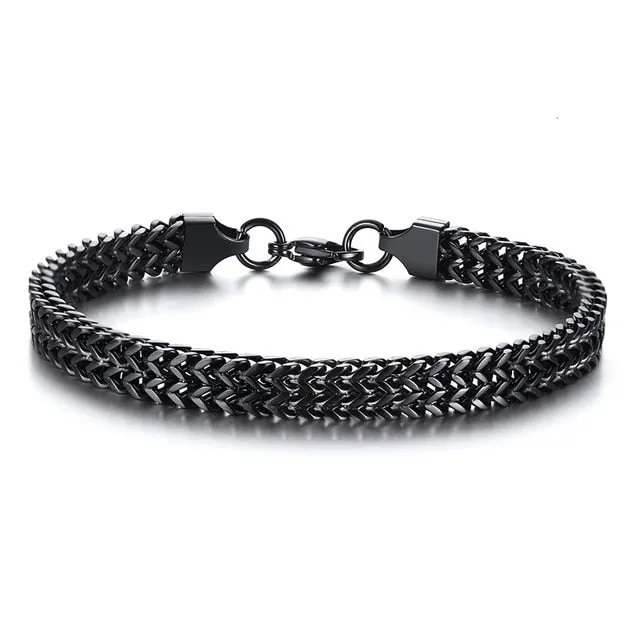 Mens Foxtail Chain Bracelet