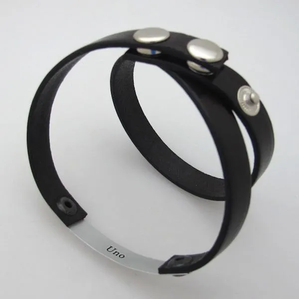 Mens Infinity Bracelet - Custom Name Cuff