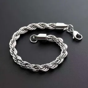 Men's Retro Titanium Steel Twist Bracelet