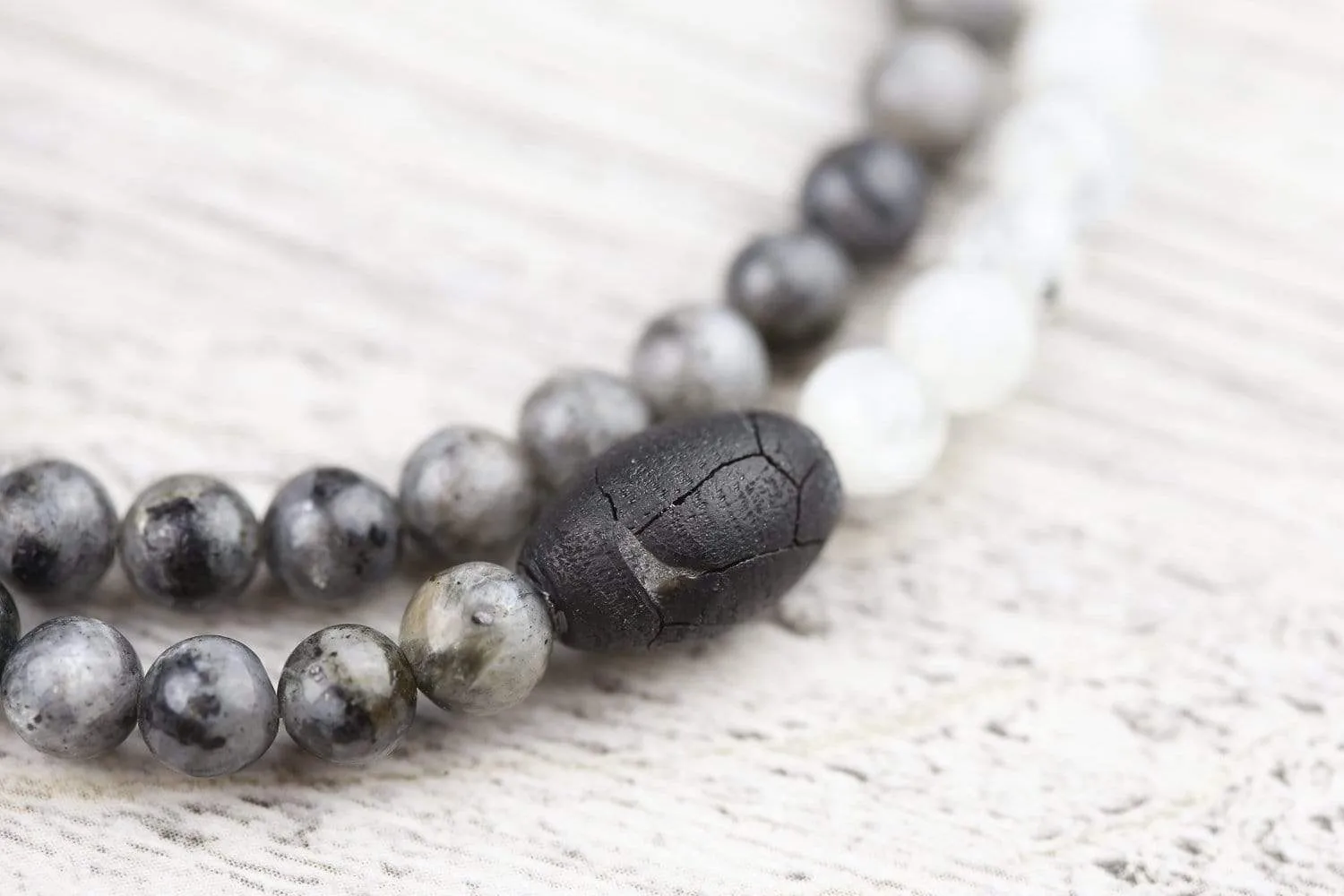 Midnight Moonstone & Labradorite Bracelet