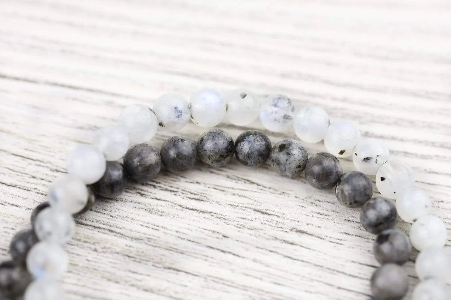 Midnight Moonstone & Labradorite Bracelet