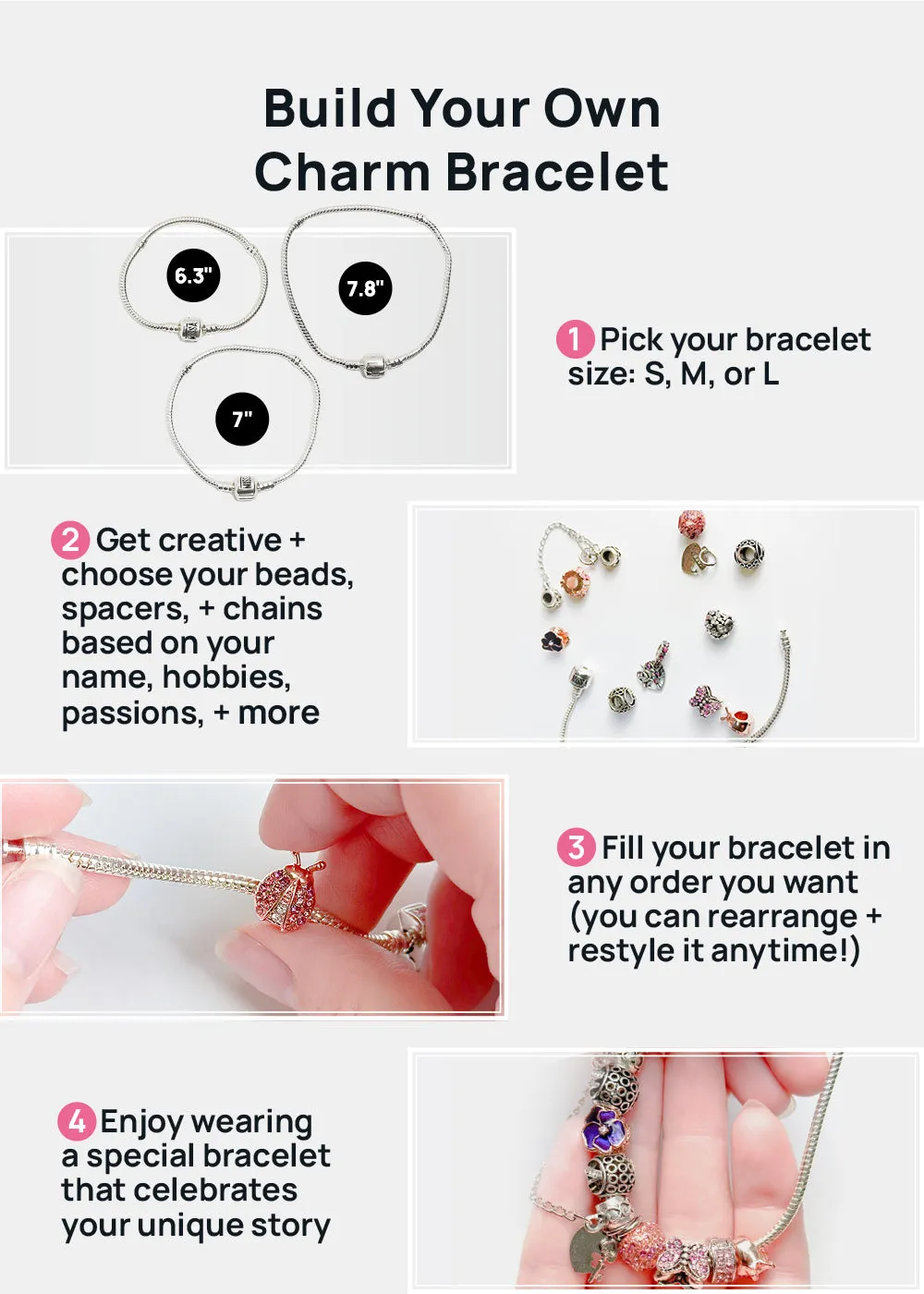 Miss A Bead Charm - Chains
