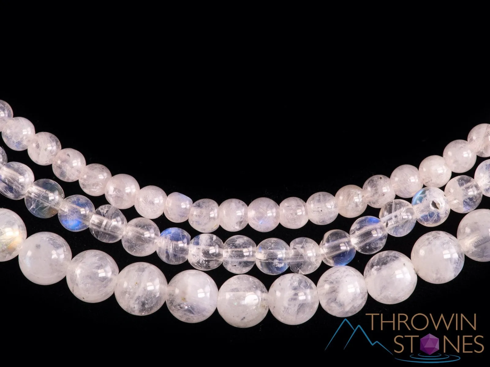 MOONSTONE Crystal Jewelry - Wrap Bracelet, Crystal Beaded Necklace, Crystal Beaded Bracelet, E1635