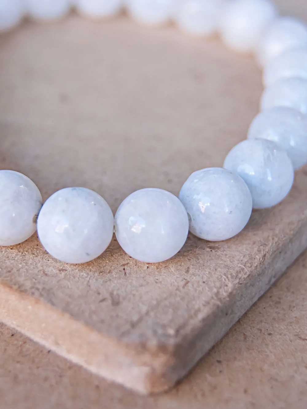 Moonstone Mala Bracelet