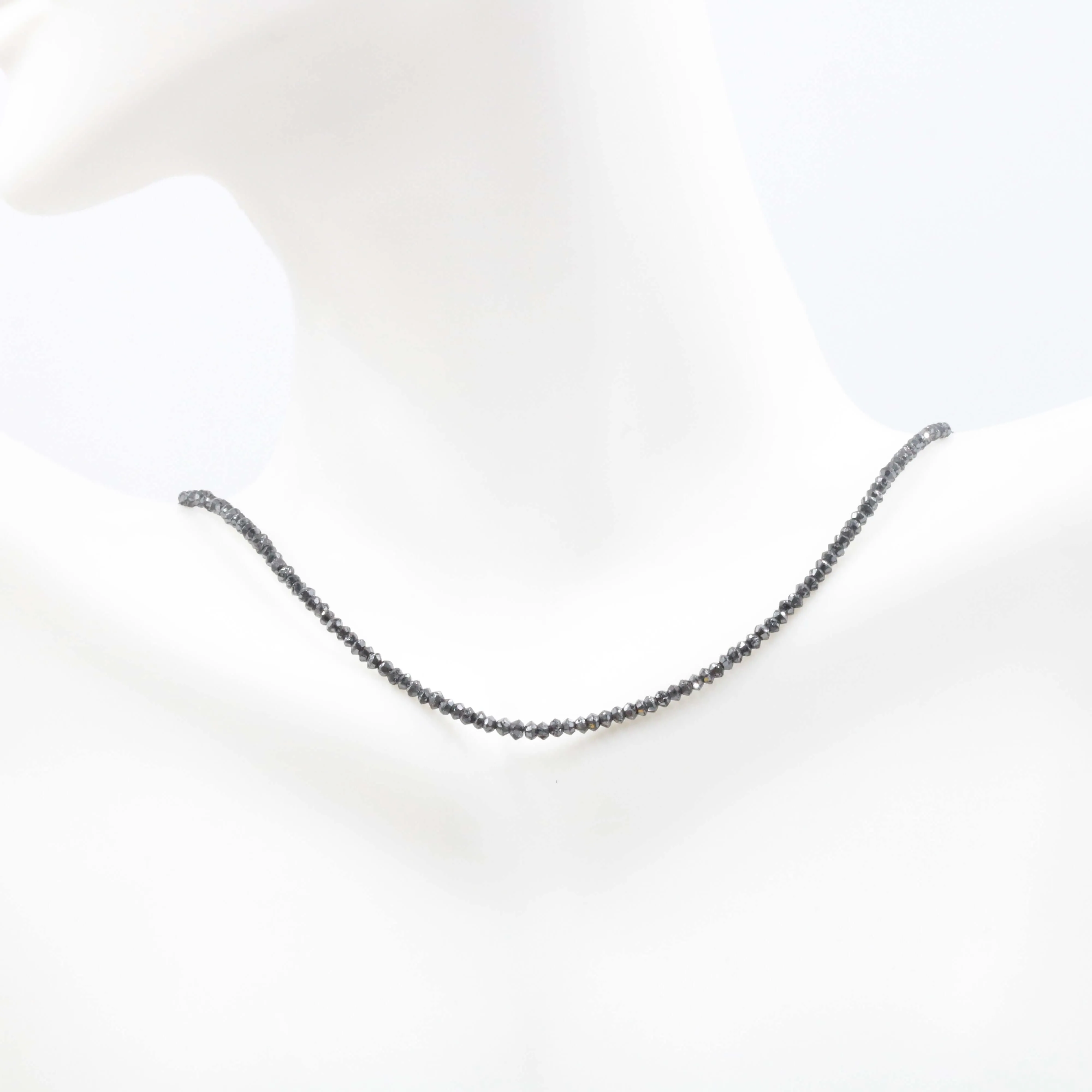 Natural Black Diamond Beads Black Diamond Beads Faceted Rondelle Diamond Beads Beaded Diamond Unfinished Necklace Faceted Diamond Beads SKU: 6143062