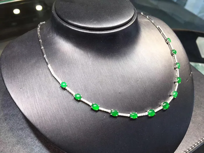 Natural Jade Necklace Jadeite Necklace NNE001