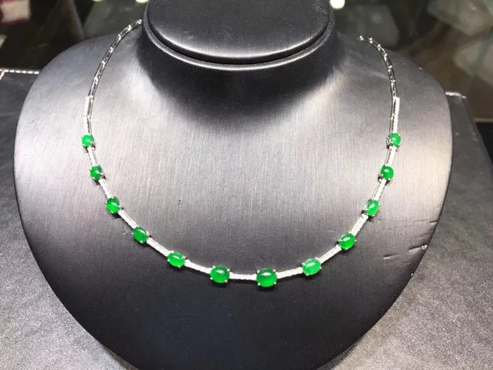 Natural Jade Necklace Jadeite Necklace NNE001