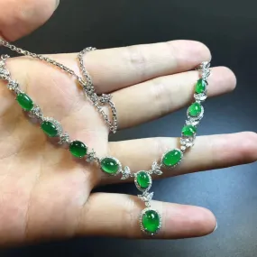 Natural Jade Necklace Jadeite Necklace NNE019