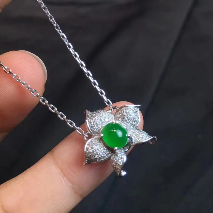 Natural Jade Necklace Jadeite Necklace NNE035