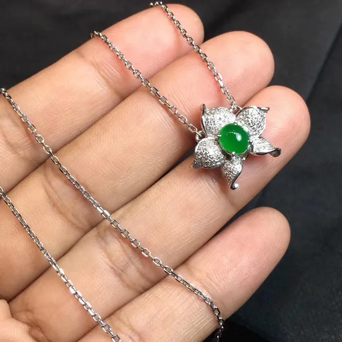 Natural Jade Necklace Jadeite Necklace NNE035