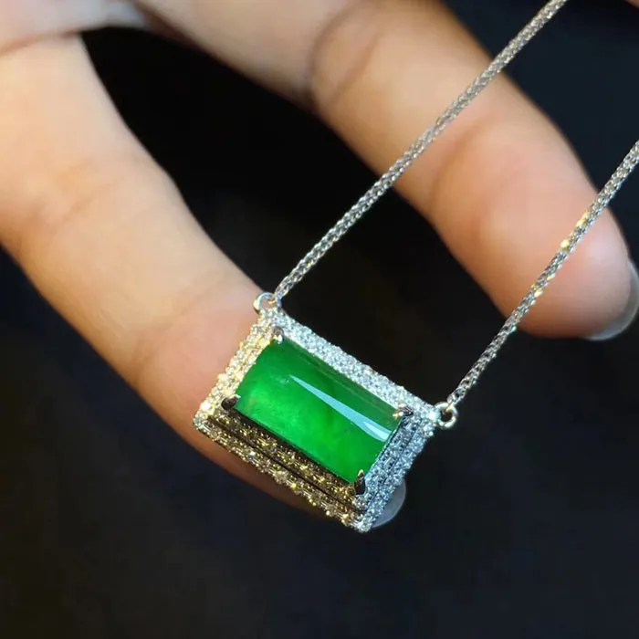 Natural Jade Necklace Jadeite Necklace NNE046