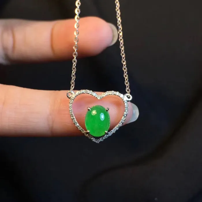 Natural Jade Necklace Jadeite Necklace NNE049
