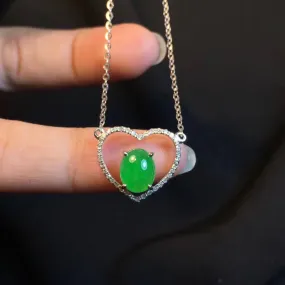 Natural Jade Necklace Jadeite Necklace NNE049