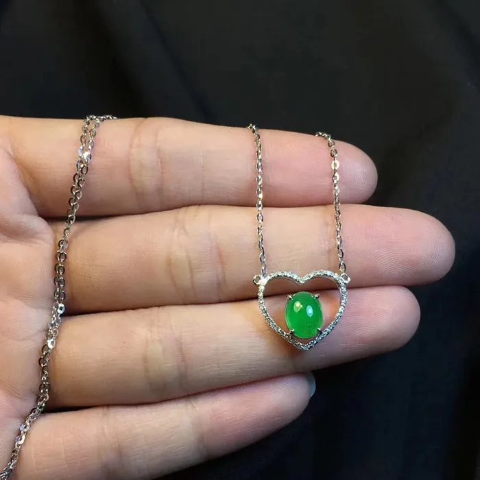 Natural Jade Necklace Jadeite Necklace NNE049