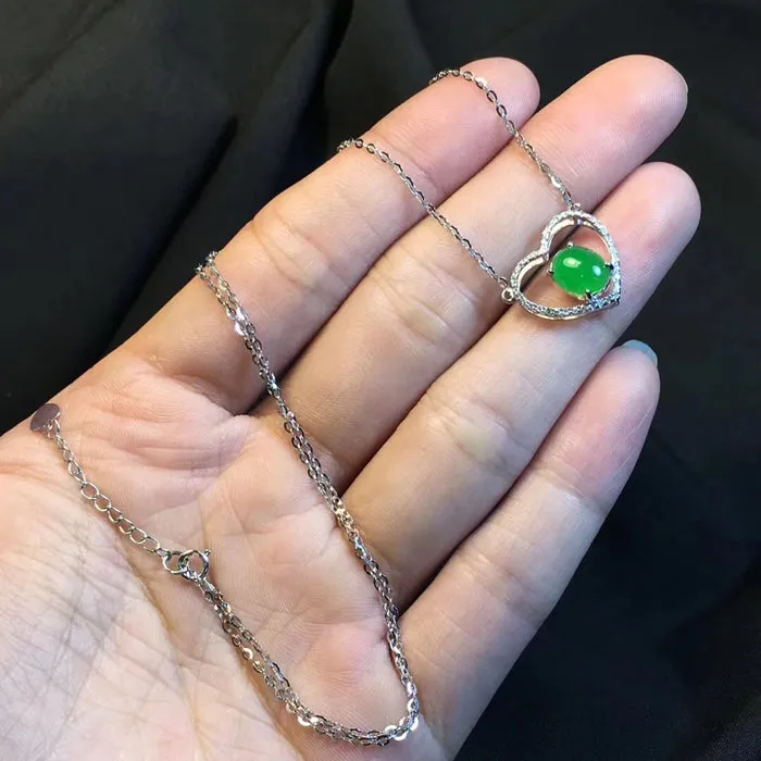 Natural Jade Necklace Jadeite Necklace NNE049