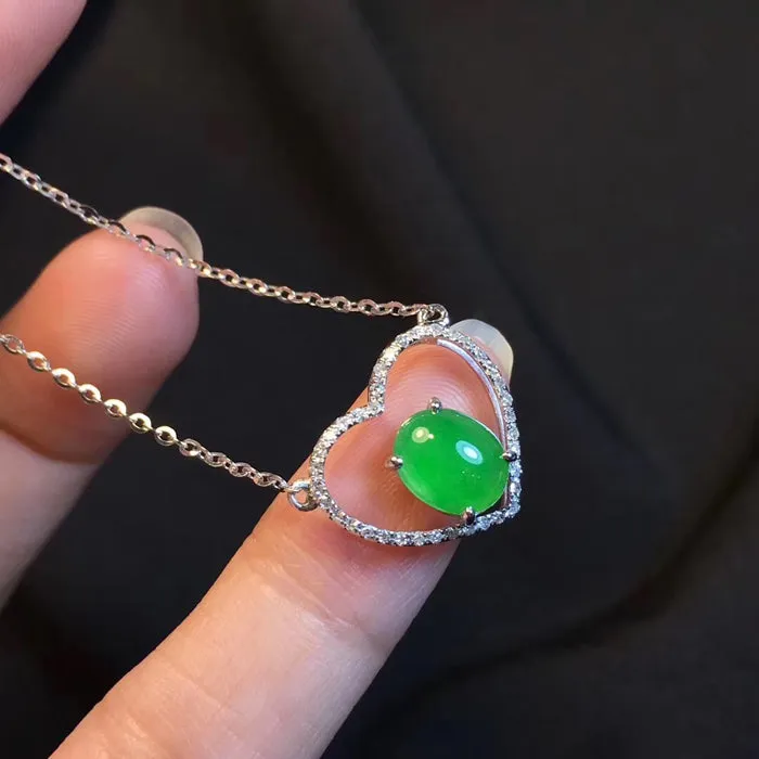 Natural Jade Necklace Jadeite Necklace NNE049