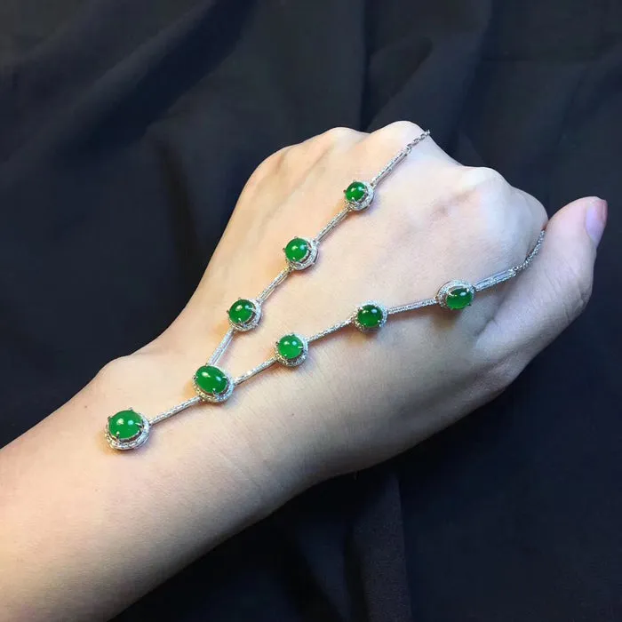 Natural Jade Necklace Jadeite Necklace NNE054