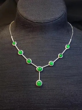 Natural Jade Necklace Jadeite Necklace NNE054
