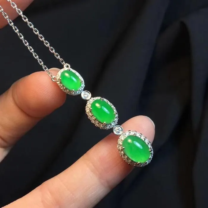 Natural Jade Necklace Jadeite Necklace NNE067