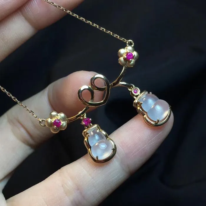 Natural Jade Necklace Jadeite Necklace NNE071
