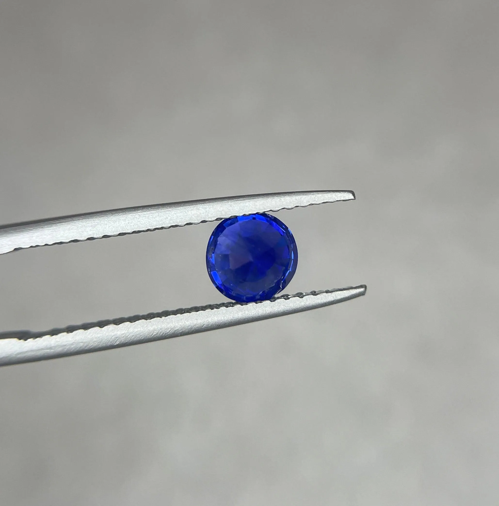 Natural Sapphire Blue 1.08 Crt Round Cut Certified Natural Blue Sapphire, Loose Sapphire Gemstone for Sapphire Ring