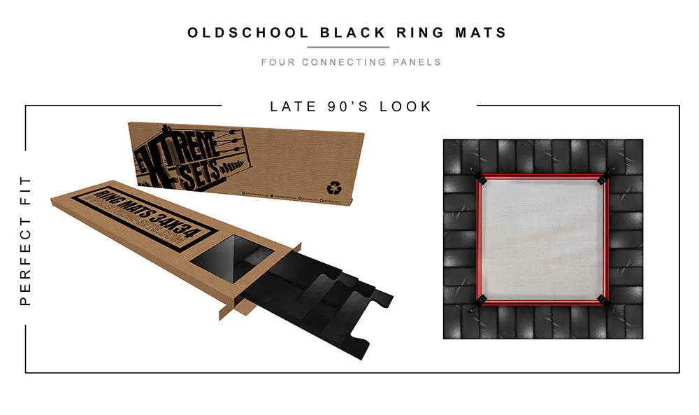 Oldschool Black Ring Mats