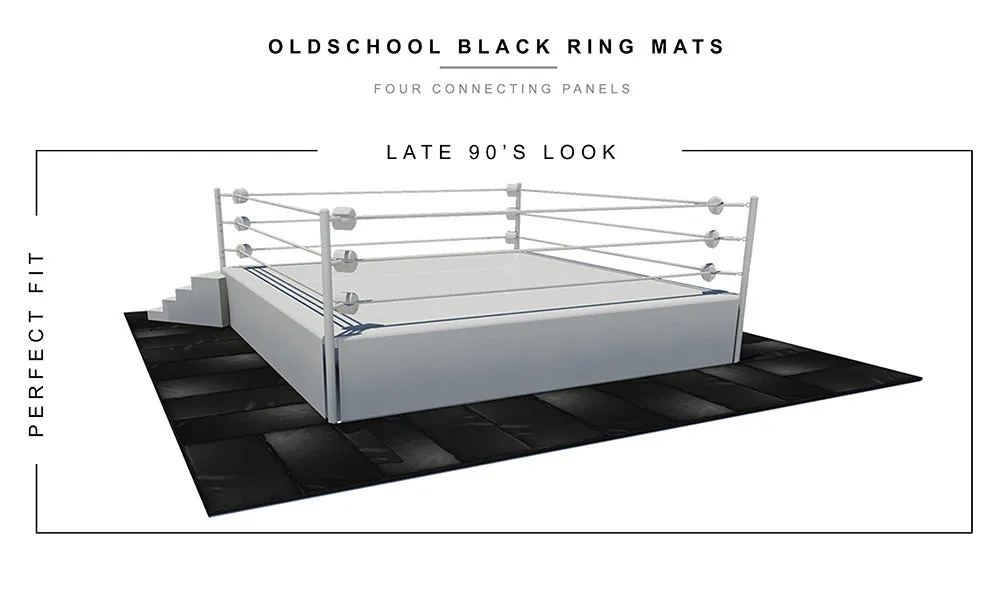 Oldschool Black Ring Mats