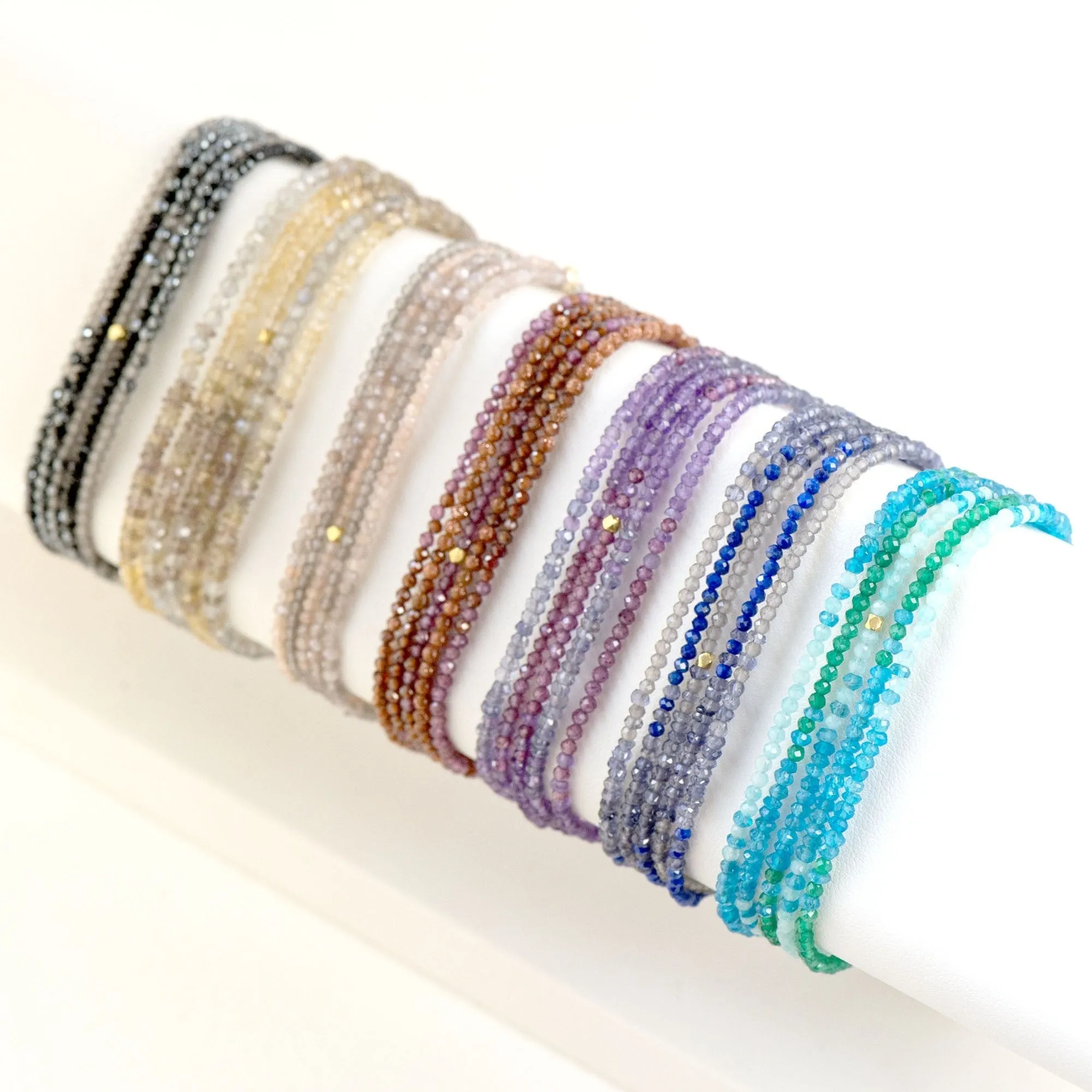 Ombre 'Wine' Wrap Bracelet