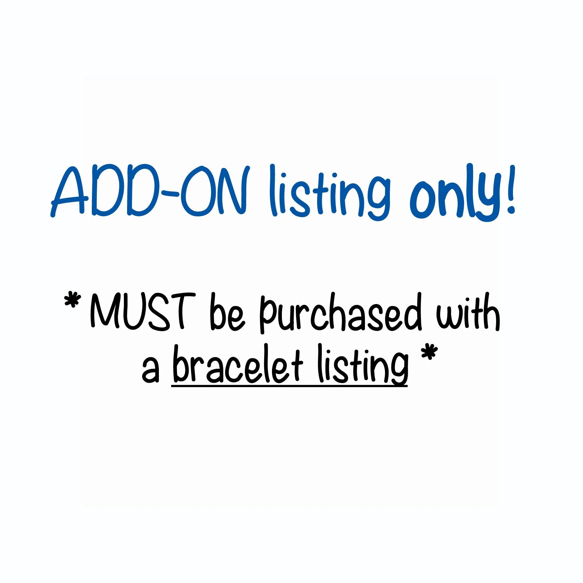 Optional Add-On - Silver Accessory Beads