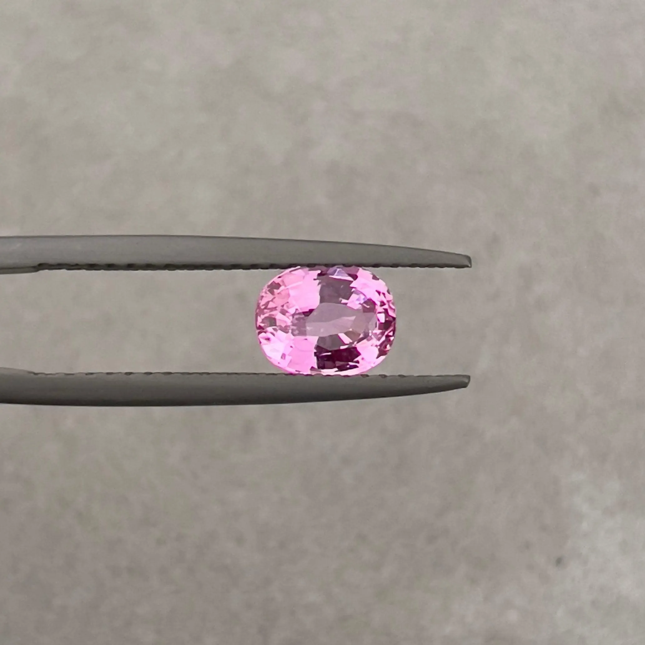 Oval Pink Sapphire 1.13 Carat Loose Gemstone Natural Unheated Stone for Making Jewellery. A perfect clarity pink oval cut sapphire.
