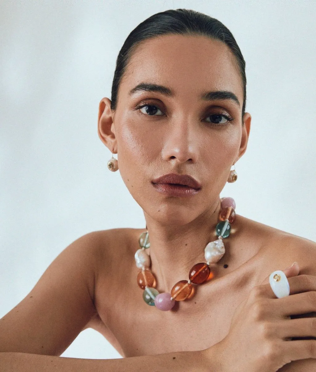 Paloma Glass Collar in Multi