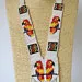 Parrot white beaded necklace