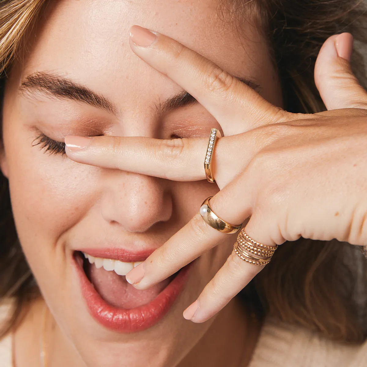 Pave Geo Ring
