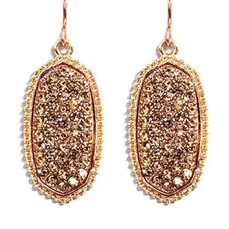 Pave Rhinestone Earrings
