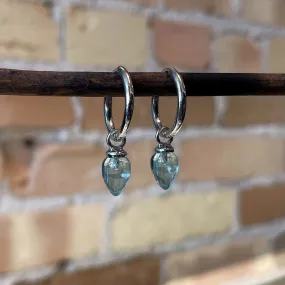 “Pendulum” Blue Topaz Dangles