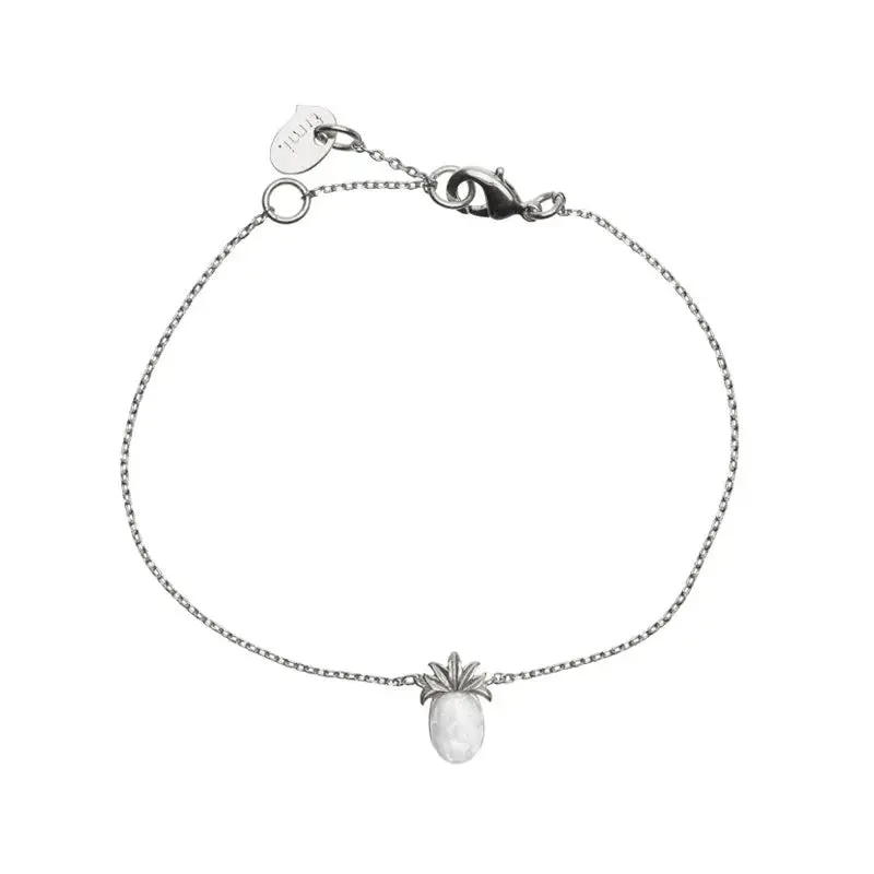 Pineapple & Stone Setting Bracelet