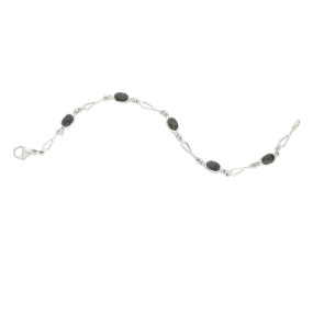 Preseli Bluestone Bracelet Spoon Link Silver